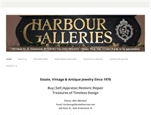 Tablet Screenshot of harbourgalleries.com
